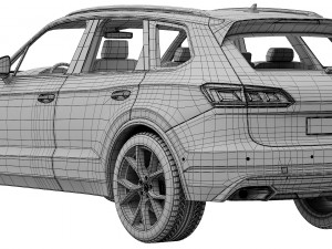 volkswagen touareg r 2021 3D Model
