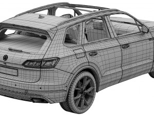 volkswagen touareg r 2021 3D Model