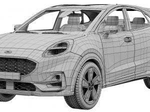 ford-puma Modelo 3D