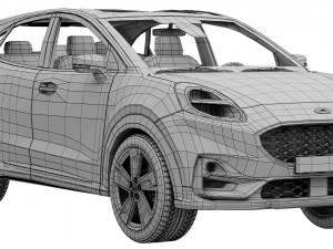 ford-puma Modelo 3D