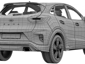 ford-puma Modelo 3D