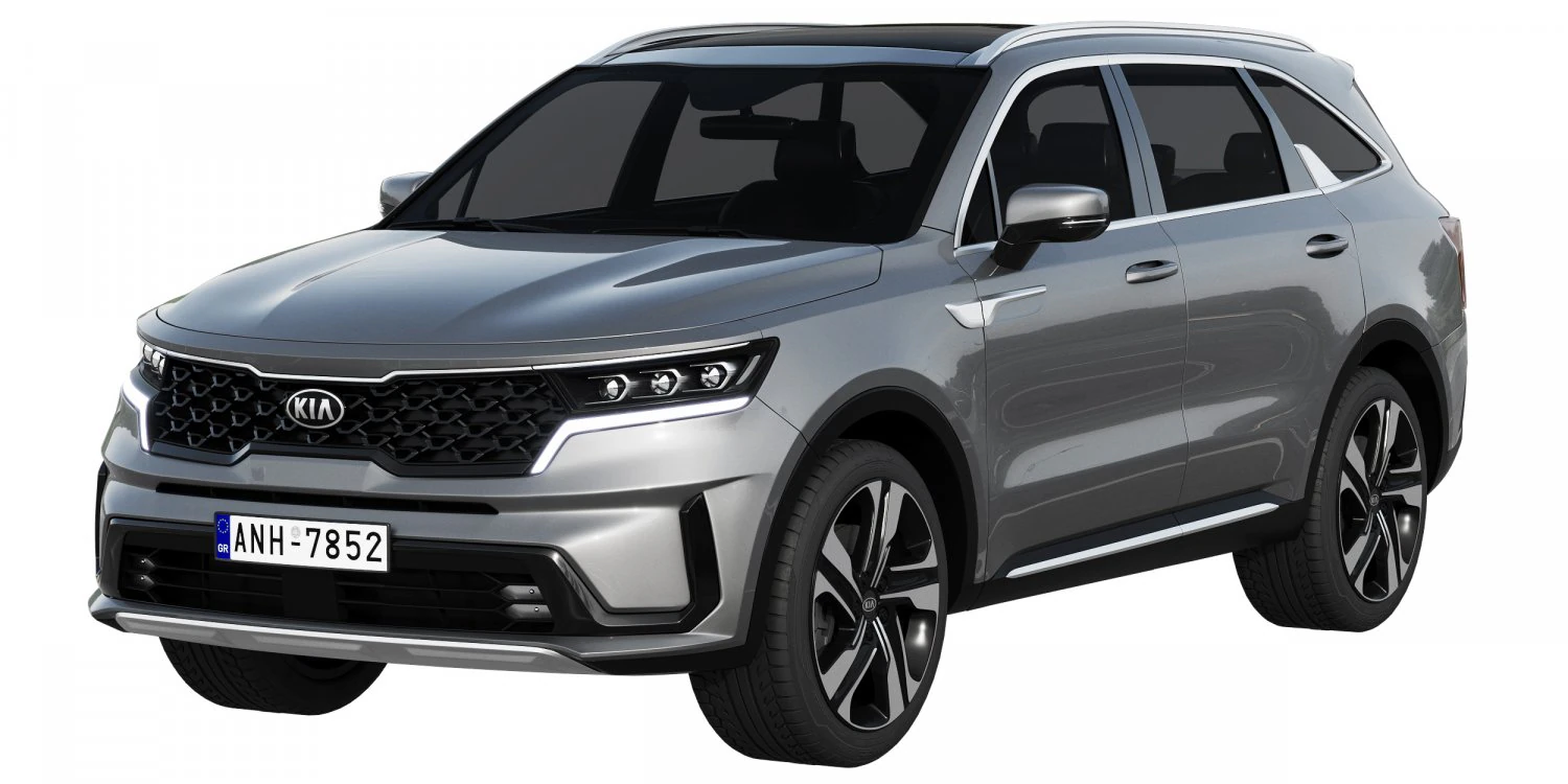 kia sorento 2021 3D Model .c4d .max .obj .3ds .fbx .stl .blend 