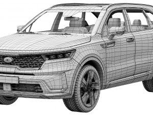 kia sorento 2021 3Dモデル