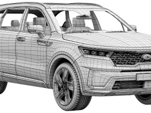 kia sorento 2021 3Dモデル