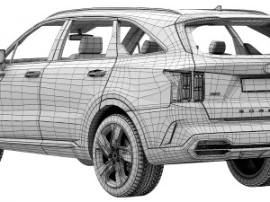 kia sorento 2021 3Dモデル
