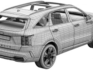 kia sorento 2021 3Dモデル