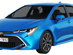 toyota corolla hatchback 2021 3D Model