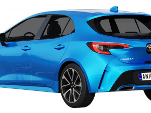 toyota corolla hatchback 2021 3D Model