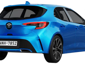 toyota corolla hatchback 2021 3D Model
