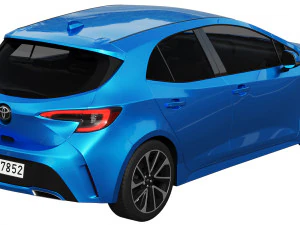 toyota corolla hatchback 2021 3D Model
