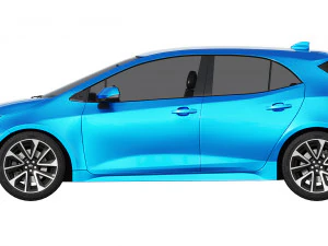 toyota corolla hatchback 2021 3D Model