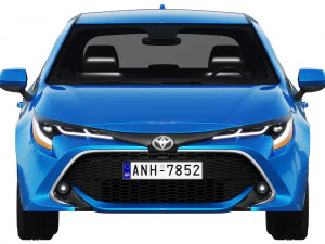 toyota corolla hatchback 2021 3D Model