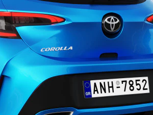 toyota corolla hatchback 2021 3D Model