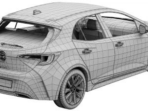 toyota corolla hatchback 2021 3D Model