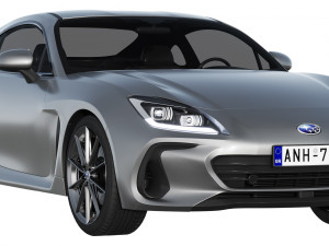 subaru brz 2022 3Dモデル