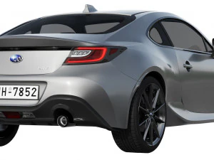 subaru brz 2022 3D Model