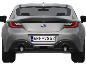 subaru brz 2022 3D Model