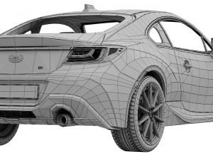 subaru brz 2022 3Dモデル