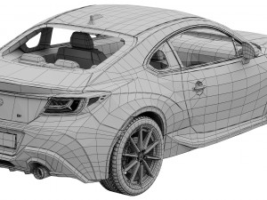 subaru brz 2022 3Dモデル