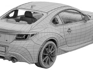 subaru brz 2022 3D Model