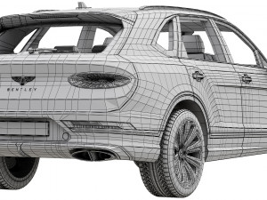 bentley bentayga hybrid 2021 Modello 3D