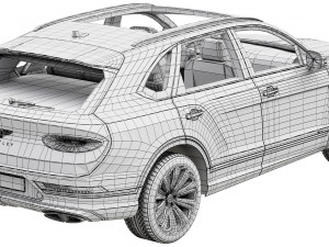 bentley bentayga hybrid 2021 Modello 3D