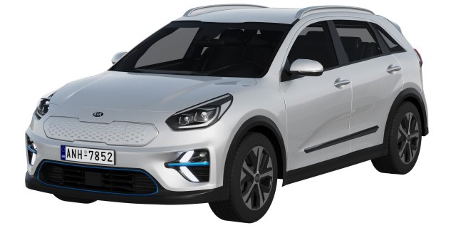 kia niro ev 3D Model .c4d .max .obj .3ds .fbx .stl .blend 