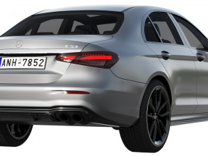 mercedes-benz e53 amg sedan 2021 3D Model