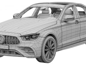mercedes-benz e53 amg sedan 2021 3D Model