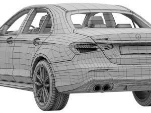 mercedes-benz e53 amg sedan 2021 3D Model