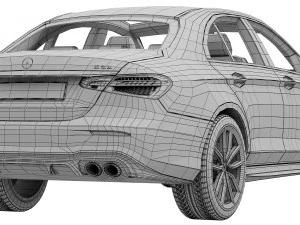mercedes-benz e53 amg sedan 2021 3D Model