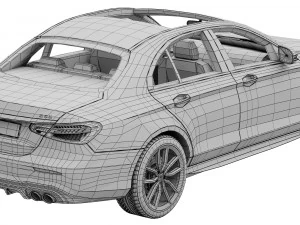 mercedes-benz e53 amg sedan 2021 3D Model
