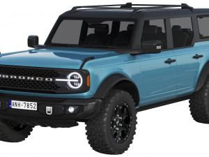ford-bronco 2021 3Dモデル