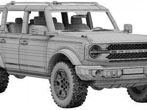 ford-bronco 2021 Modello 3D