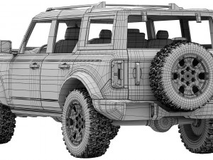 ford-bronco 2021 Modello 3D