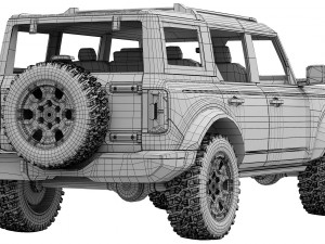 ford-bronco 2021 Modello 3D