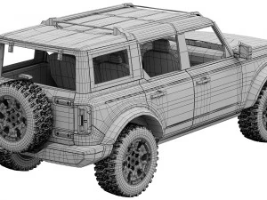 ford-bronco 2021 3D Model