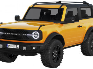 ford-bronco 2-door 2021 3Dモデル