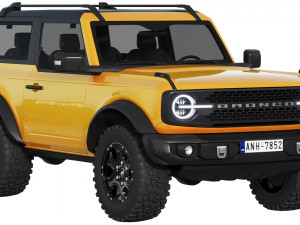 ford-bronco 2-door 2021 Model 3D