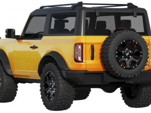 ford-bronco 2-door 2021 Model 3D