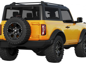 ford-bronco 2-door 2021 Model 3D