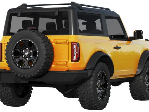 ford-bronco 2-door 2021 3D Model