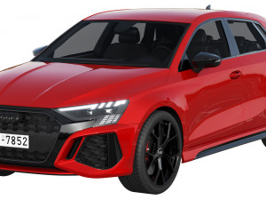 audi rs3 sportback 2021 3D Model