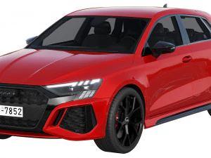 audi rs3 sportback 2021 Modelo 3D