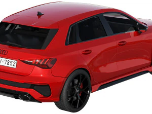 audi rs3 sportback 2021 3D Model
