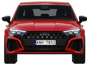 audi rs3 sportback 2021 3D Model