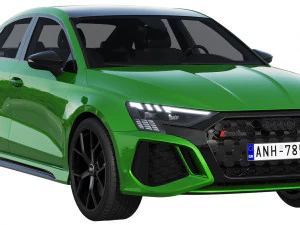 audi rs3 limousine 2021 3D Model