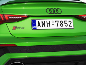 audi rs3 limousine 2021 3Dモデル