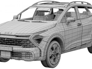 kia sportage 2022 Modelo 3D