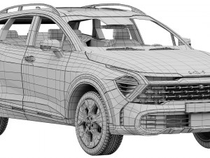 kia sportage 2022 Modelo 3D